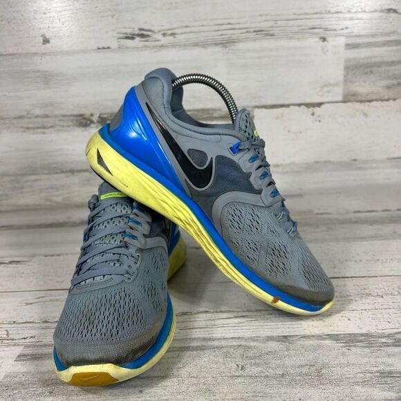 Nike Women's Lunar Eclipse 4 Grey Blue Trail 629683-004 Running Shoes Size 9 - Picture 6 of 8